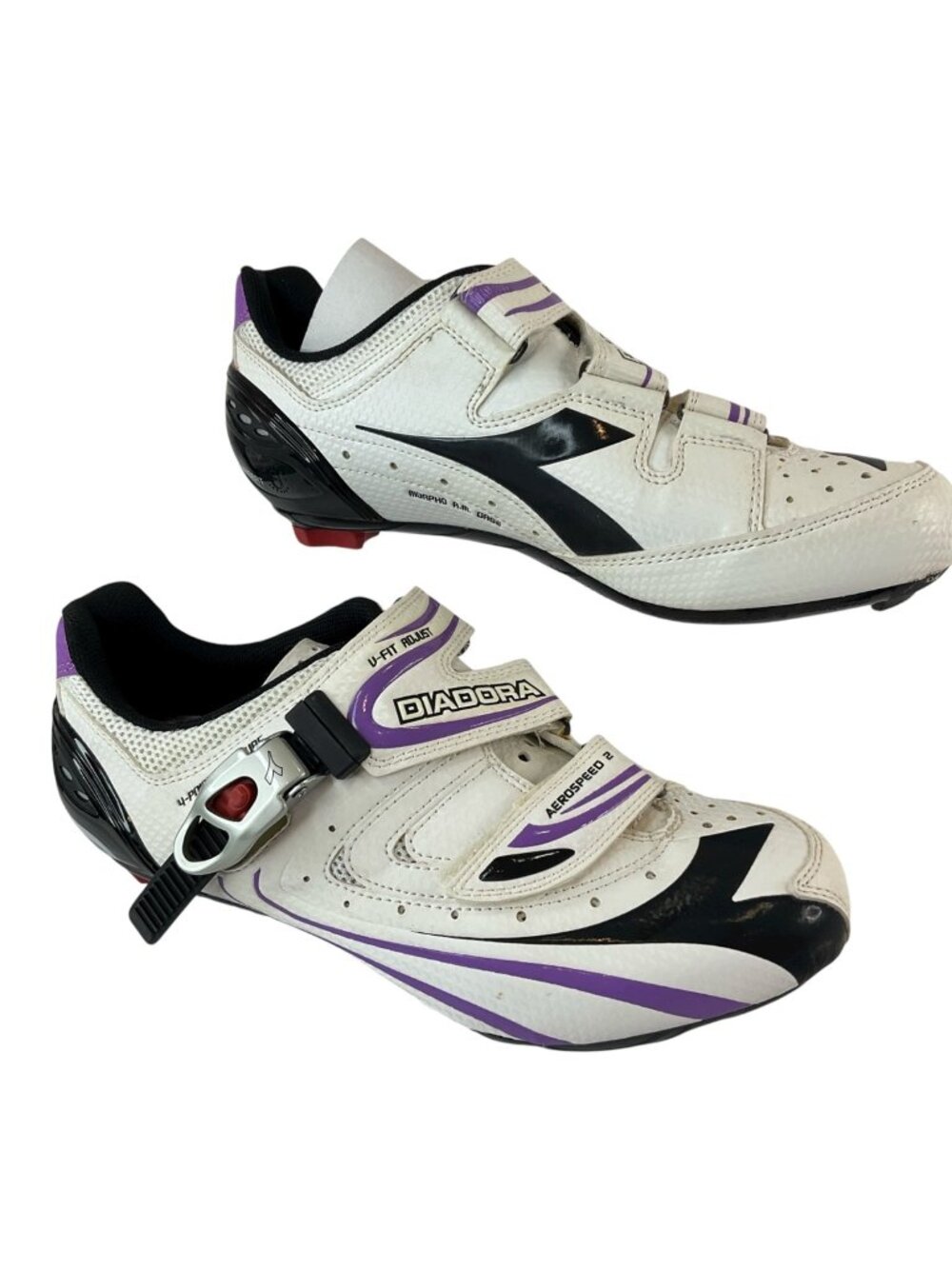 Diadora Shoes Womens Size US 8 Eu 40 White Aerospeed 2 W Cycle Clip in New